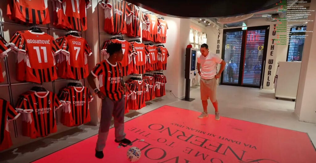 iShowSpeed and Zlatan